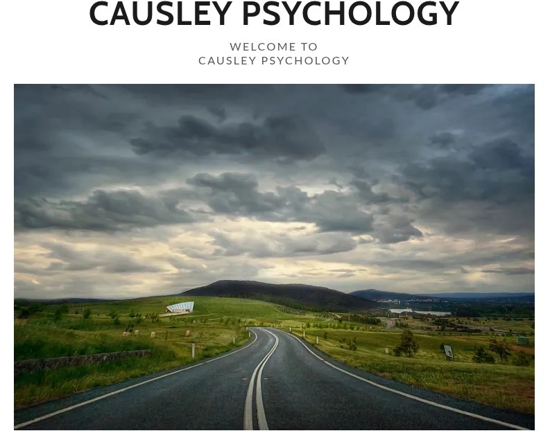 Causley Psychology — website preview