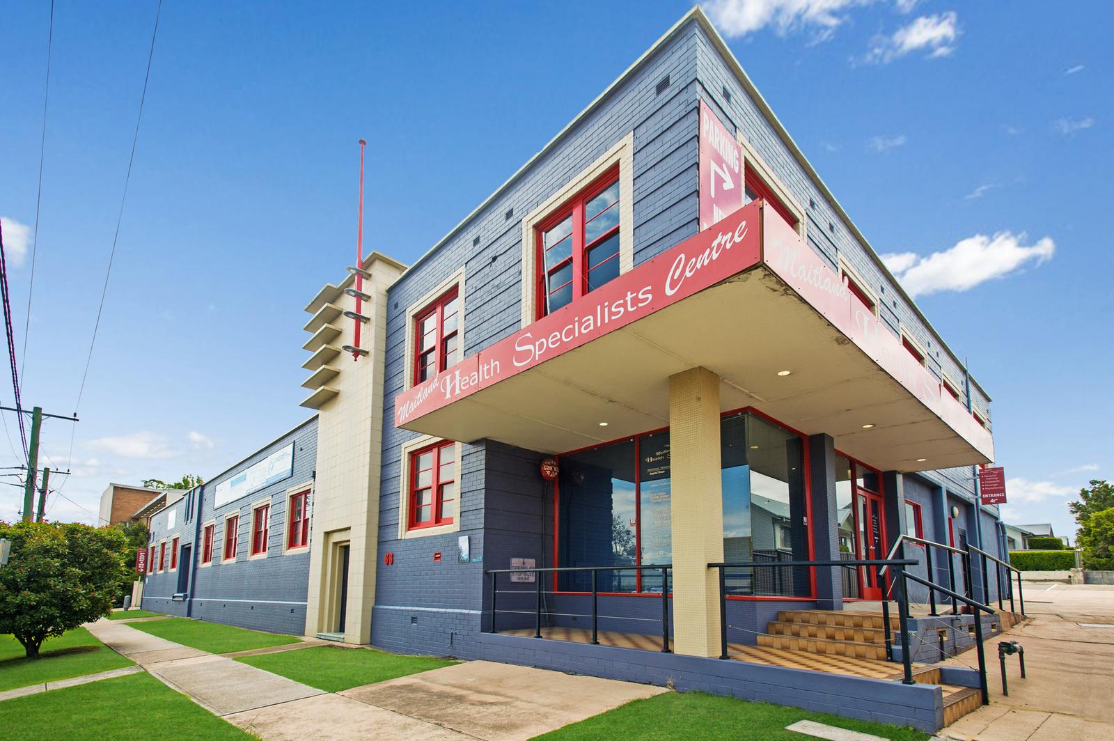 Maitland Health Specialists Centre — the art deco building at 66 King St, East Maitland