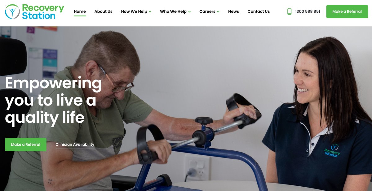 Recovery Station — website preview